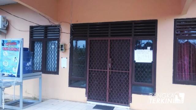 Kantor Camat Namang, Kabupaten Bangka Tengah berlakukan 'WFH'