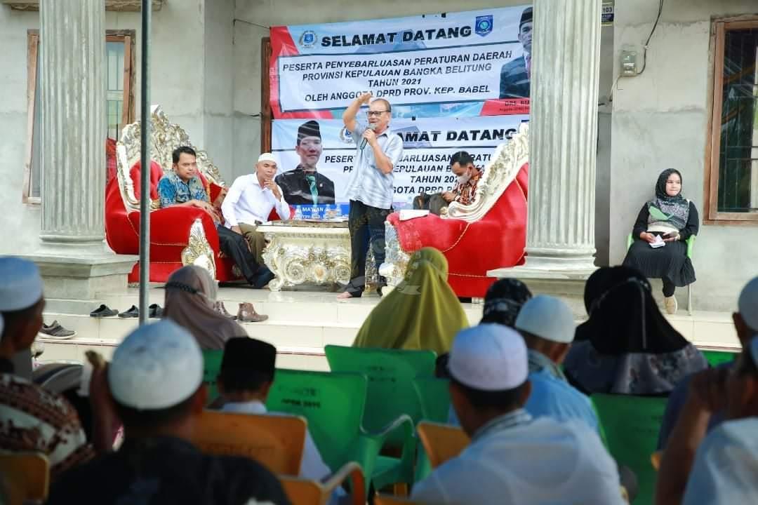 Anggota DPRD Babel Sebarluaskan Perda Keterbukaan Informasi Publik