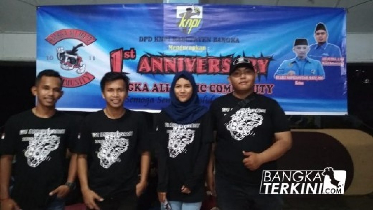 Bangka all Matic ( Batic) merayakan hari jadinya yang ke 1 tahun, di Gedung Graha Komite Nasional Pemuda Indonesia (KNPI) Bangka, Sabtu (24/11/2018).