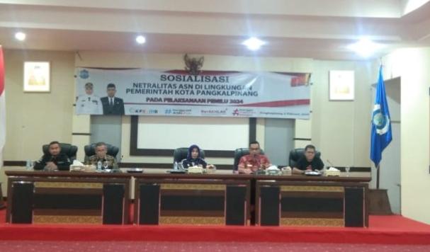 ASN Pemkot Pangkalpinang Diminta Netral Dalam Pemilu 2024