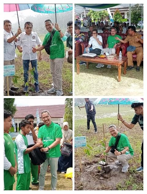 Bambang Dwi Hartono (BDH) Tuntaskan Aksi Ke 6 Parade Penghijauan Gerakan Hijau Biru Di Tempilang