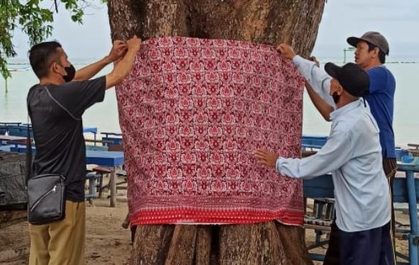 Baru Dipasang Sepekan, Kain Cual di Pantai Pasir Padi Hilang, Ini Sikap Dinas Pariwisata