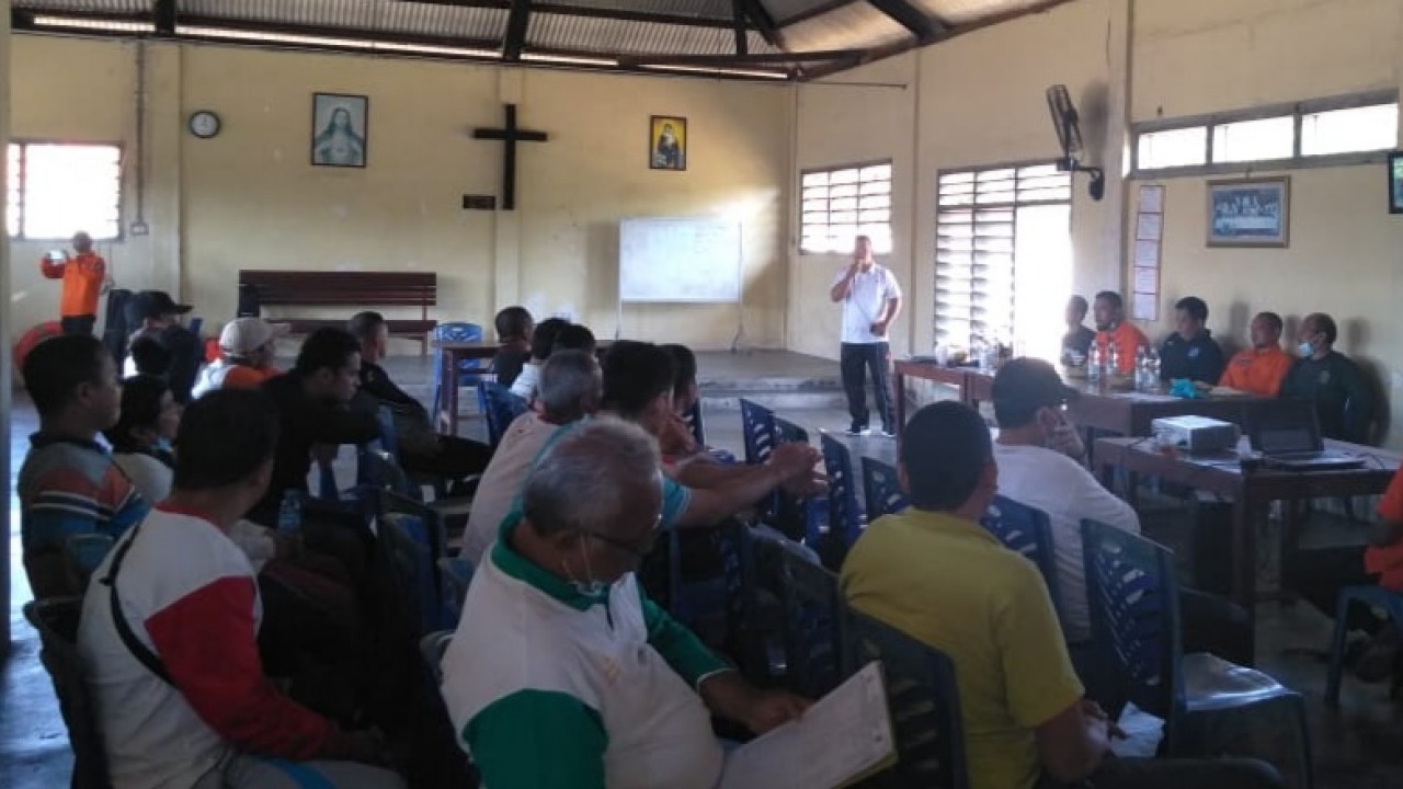 BPBD Bangka Belitung berikan kuliah umum tentang Penangulangan Bencana di Gereja HKBP Pasir Garam, Kecamatan Pangkalbalam, Kota Pangkalpinang, Sabtu (21/09/2019).