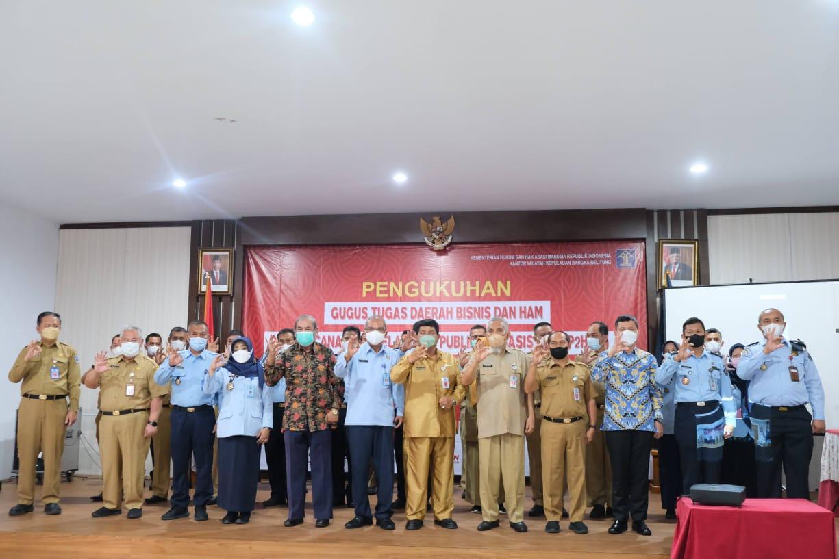 Dokumentasi Acara Pengukuhan Gugus Tugas Daerag Bisnis dan HAM