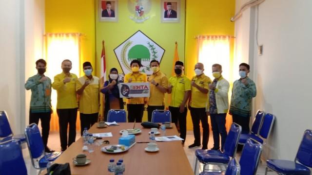 DPD Golkar Bangka Belitung (Babel) Terima Kunjungan Bawaslu Sosialisasi SIDITA