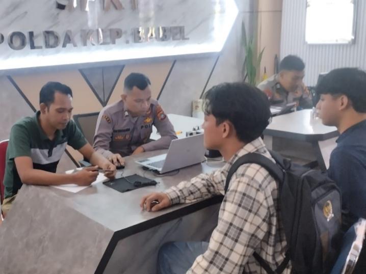 Dugaan Pemalsuan Gelar Sarjana, Gerakan Mahasiswa Laporkan Wagub Babel ke Pihak Kepolisian