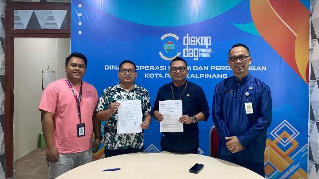 Dukung Perekonomian Daerah, Honda Babel Tanda Tangani MoU dengan Dinas Koperasi UMKM dan Perdagangan Kota Pangkalpinang