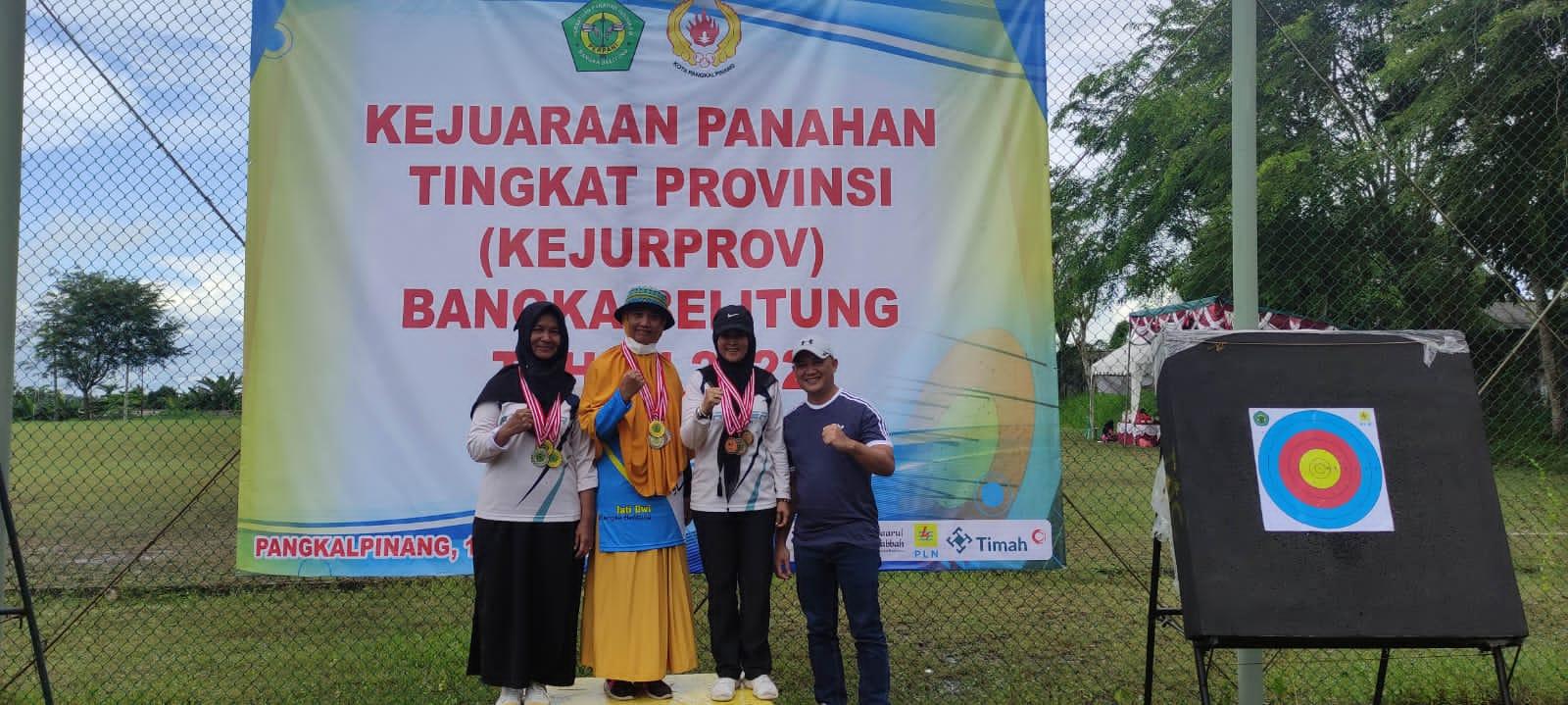 Erlina Erfian Berhasil Sabet 3 Medali Perunggu di Kejurprov Panahan