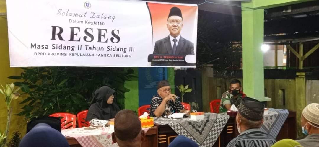 Erwandi A Rani Serap Aspirasi Warga Kelurahan Parit