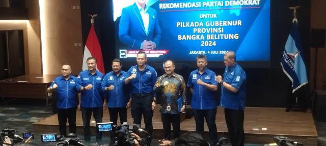 Erzaldi Rosman resmi terima rekomendasi dari Demokrat untuk maju Pilgub Babel