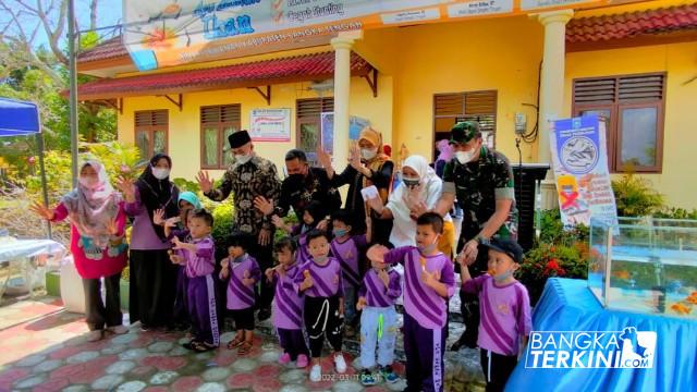 Gelar Bazar, Dinas Perikanan Bangka Tengah Kampanyekan Gemar Makan Ikan Hingga Cegah Stunting