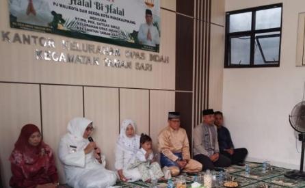 Gelar Halal Bihalal, Ini Komitmen Lurah Opas Indah