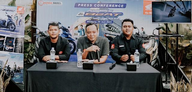 Gelar Press Conference Terbuka, Honda Babel Resmi Perkenalkan All New Beat Series Terbaru