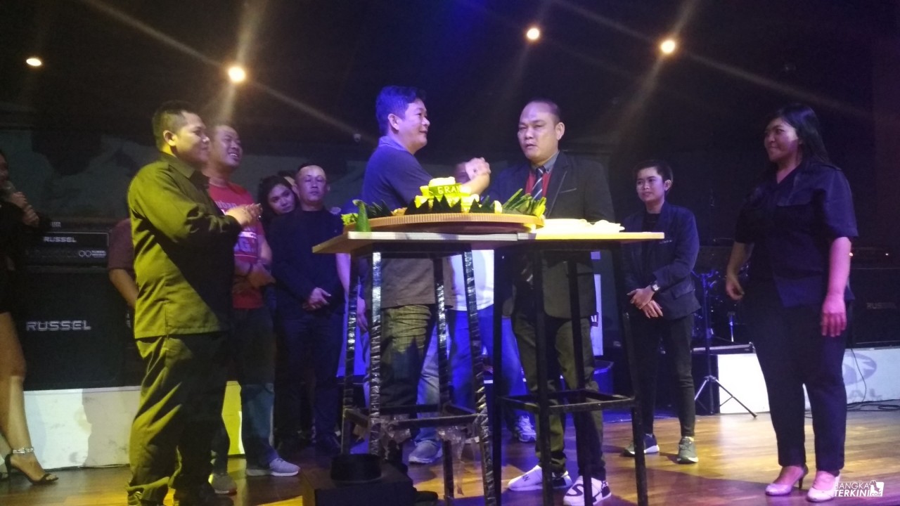 Grand Opening Global Eksekutif Club (GEC) dan Global Karaoke Family (GKF) Pangkalpinang, Kamis (07/03/2019).