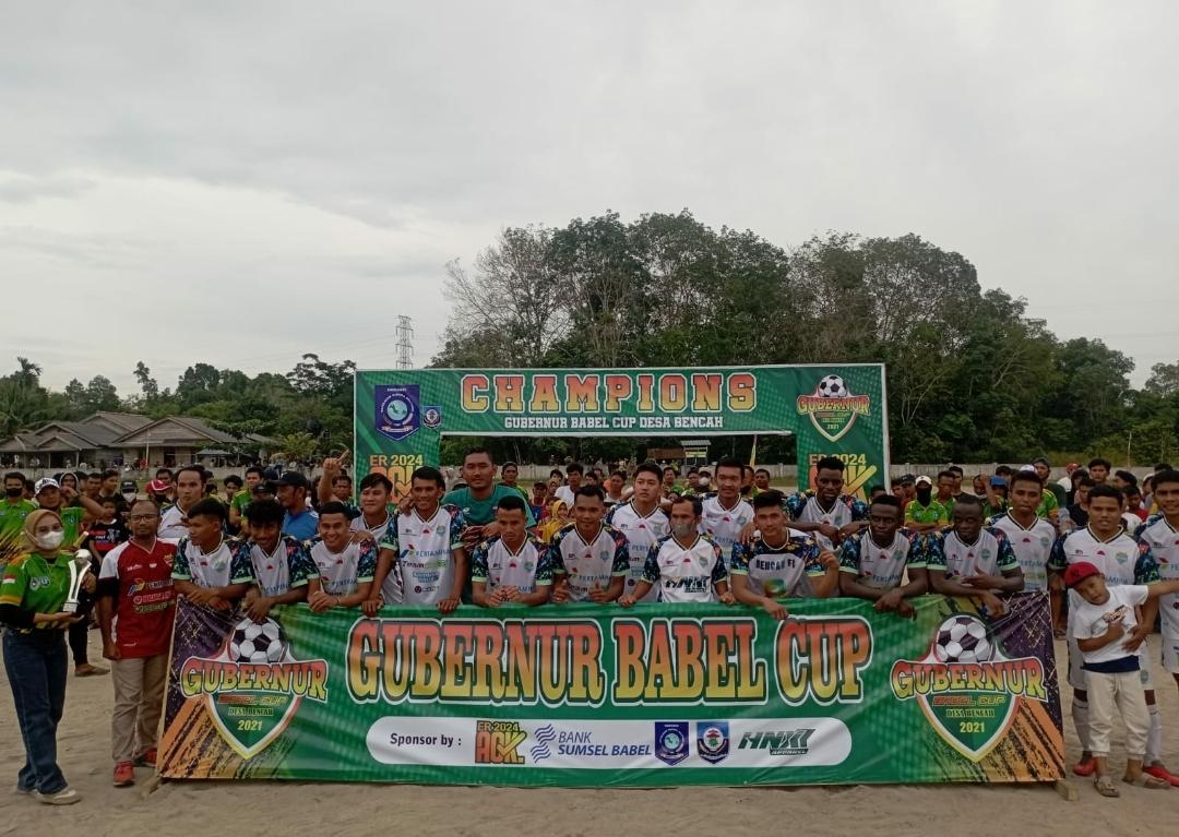 Gubernur Cup Desa Bencah Usai, Tuan Rumah Jadi Kampiun