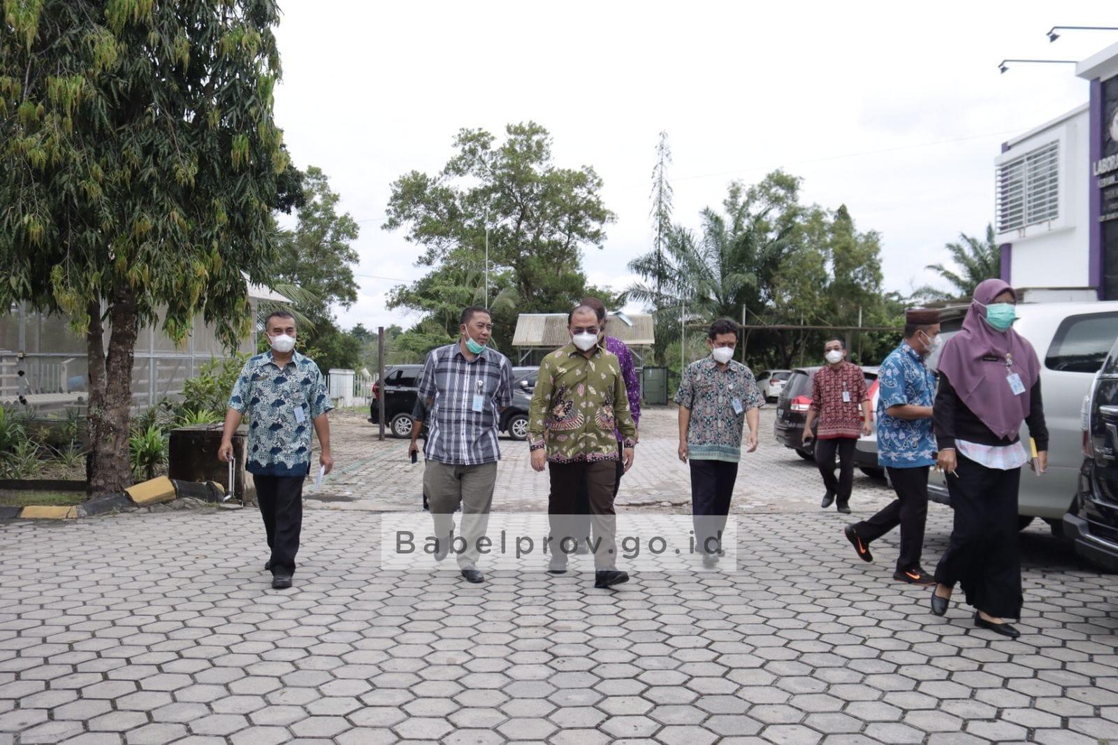 Gubernur Dapat Hasil Sekaligus Beri Catatan untuk Dinas Pertanian Babel