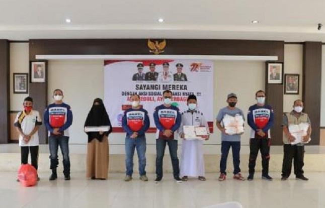 Gubernur Erzaldi Bersama Forkopimda Gelar Baksos, Bantu Warga Bangka Selatan Terdampak PPKM