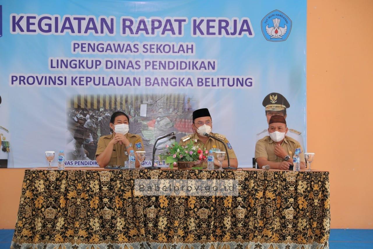 Gubernur Erzaldi: Pentingnya Peran Pengawas Sekolah Dalam Meningkatkan Mutu Pendidikan