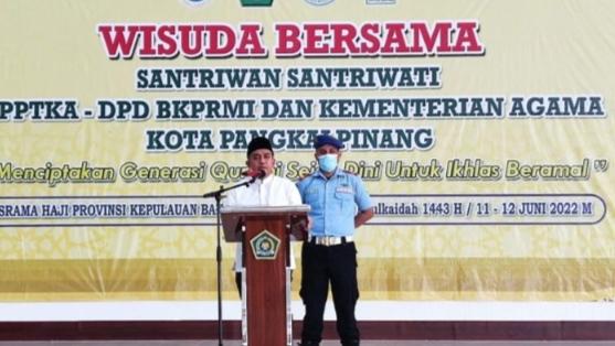 Hadiri Wisuda Santri Se-Pangkalpinang, Molen : Ini Adalah Contoh Kolaborasi yang Penting Untuk Ditingkatkan