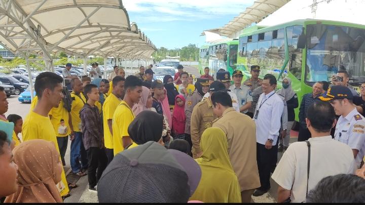 Ikut Mudik Gratis Bangka Tengah 2023, Semamora : Terima Kasih Saya Sangat Terbantu