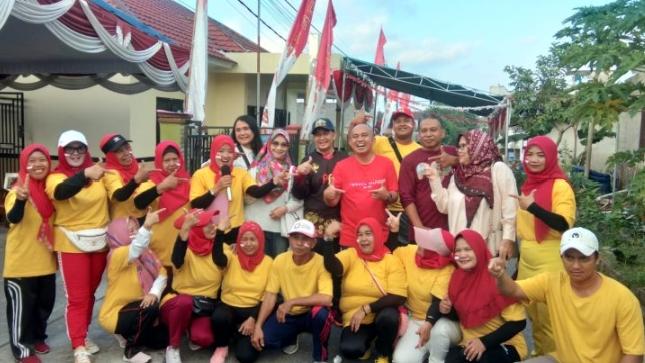 Jalan Sehat Warga Kelurahan Asam, Sepeda PGK jadi Doorprize