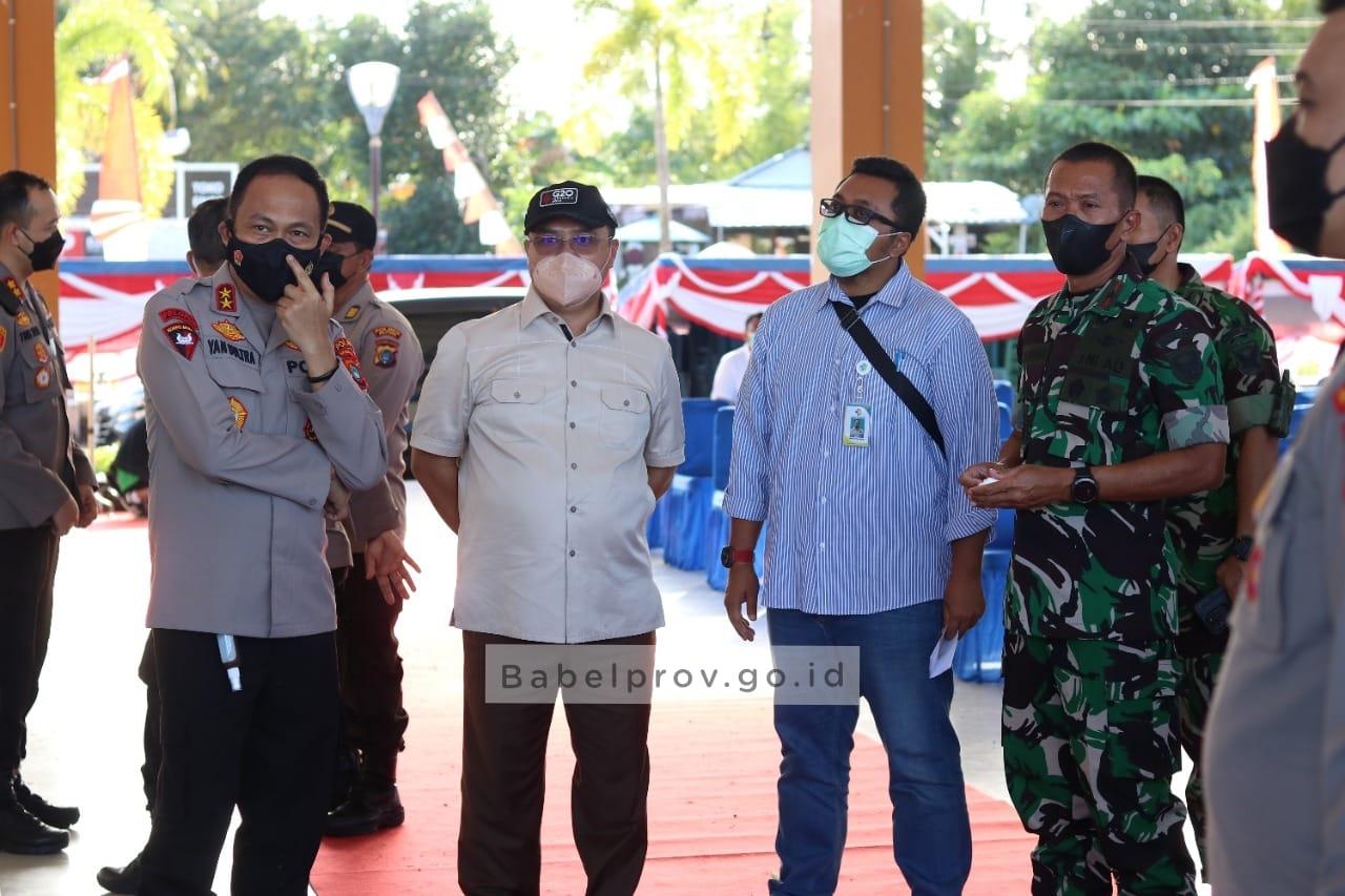 Jelang Kunjungan Kapolri ke Pulau Belitung, Forkopimda Kompak Cek Persiapan Lokasi