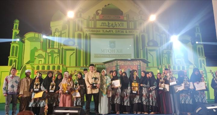 Kecamatan Namang Berhasil Raih Terbaik 3 MTQH Tingkat Kabupaten Bangka Tengah