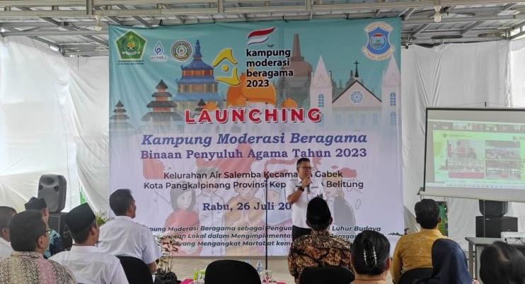 Kelurahan Air Salemba Terpilih Sebagai Kampung Moderasi Beragama Kota Pangkalpinang
