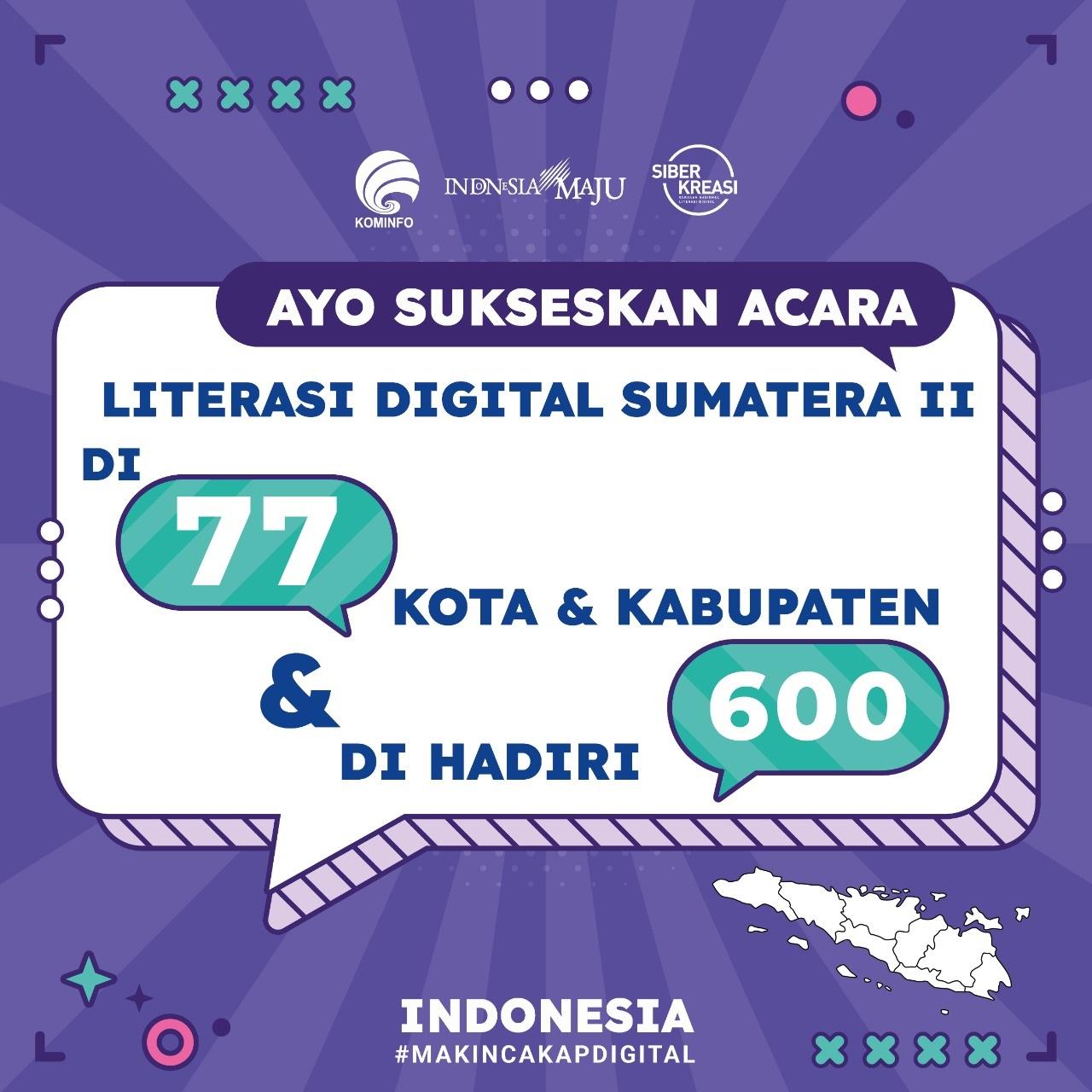 Kemkominfo melalui Direktorat Jenderal Aplikasi Informatika menyelenggarakan kegiatan Webinar Indonesia Makin Cakap Digital