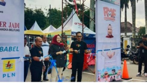 Ketua Apeksi Bima Arya Membuka Food Milenial Festival Di Pangkalpinang