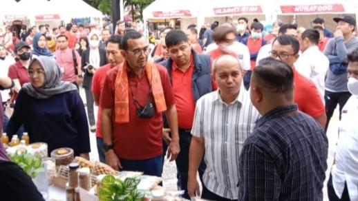 Komisaris Telkom Indonesia, Arya Sinulingga Kunjungan ke Kota Pangkalpinang