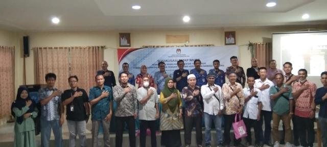 KPU Bangka Tengah Gelar Sosialisasi Pemilu Serentak Tahun 2024
