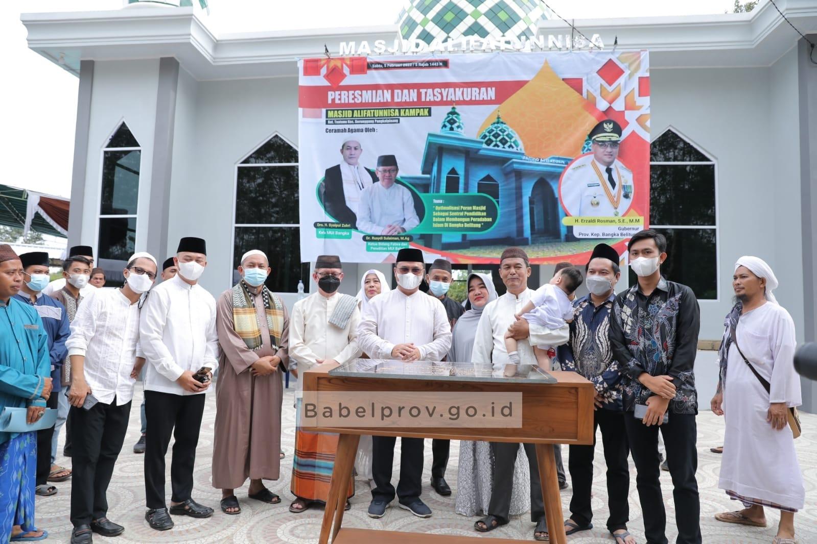 Masjid Alifatunnisa Sarana Meningkatkan Keimanan Umat dan Syiar Islam