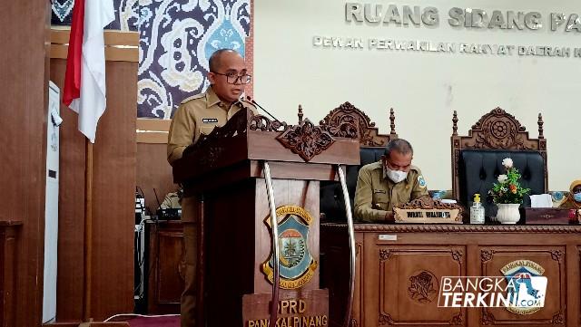Maulan Aklil Sampaikan Raperda Rencana Induk Pembangunan Kepariwisataan 2021-2035 dan Pengelolaan Keuangan Daerah