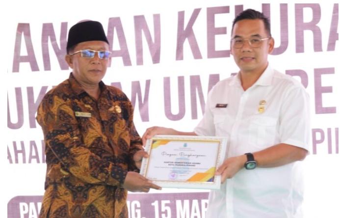 Menteri Agama Puji Kerukunan Antar Umat Beragama Kelurahan Bacang Kota Pangkalpinang