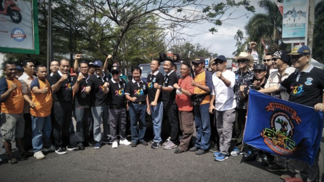 Meriahkan Hut Pangkalpinang, Walikota Ikut Touring Jeep dan Komunitas Trail, Minggu (15/09/2019).