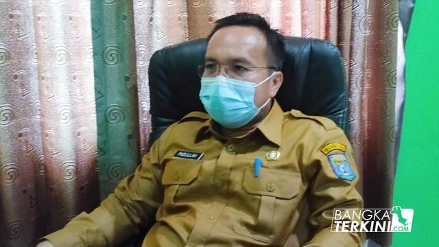 Kepala Dinas Sosial PMD Bangka Tengah, Padillah. (Bangka Terkini / Ilham)