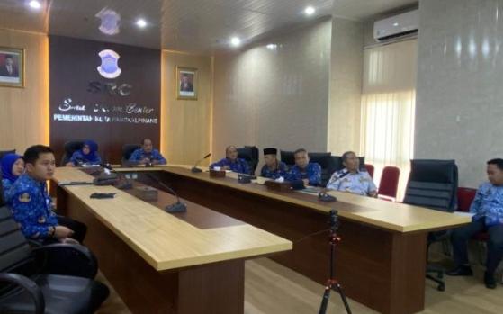 Pemkot Pangkalpinang Ikuti Rakor Bersama Kemendagri