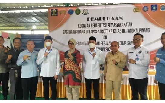 Pemkot Pangkalpinang MoU dengan Lapas Narkotika Terkait Rehabilitas Pemasyarakatan
