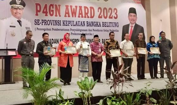 Pemkot Pangkalpinang Terima Penghargaan P4GN Dari Provinsi Kepulauan Bangka Belitung