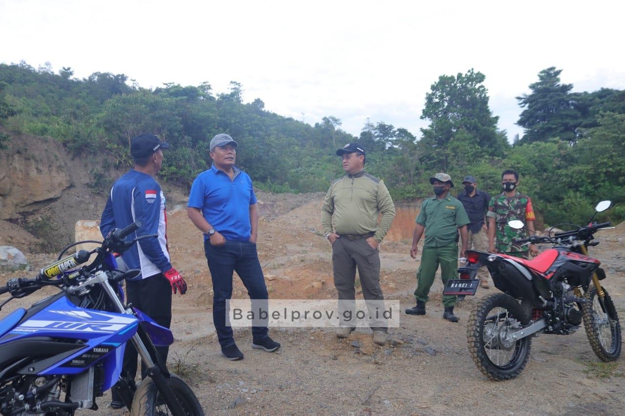 Persiapan Event Internasional Seri ke-2, Gubernur Erzaldi _"Explore"_ Lapangan Tembak Baru