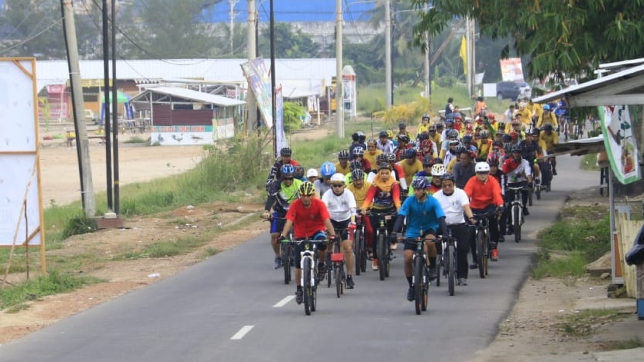 Pangkalpinang Last Sunday Ride Id, Senin (31/12/2018).