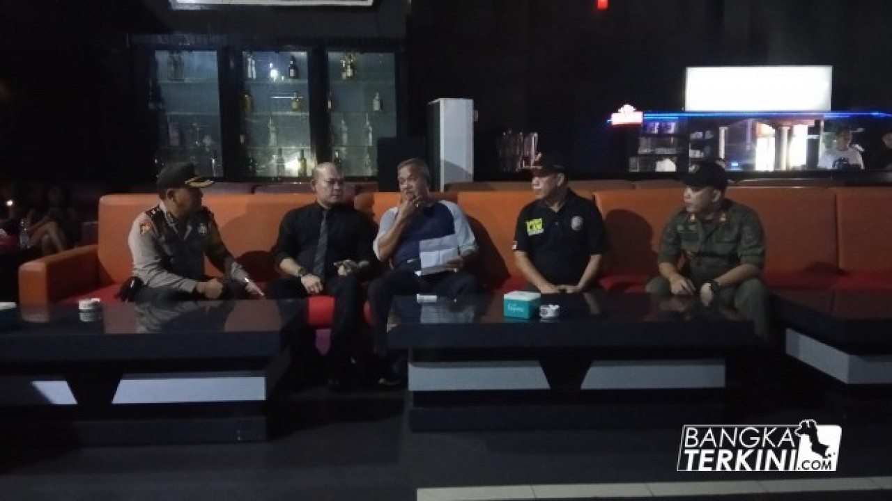 Operasi himbauan di Global Eksekutif Club Pangkalpinang
