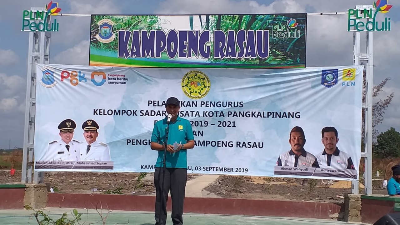 Sambutan General manager PT. PLN wilayah Babel Abdul Muklis