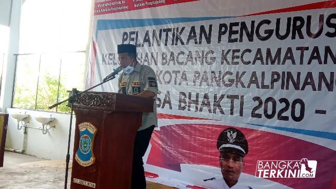 Pelantikan RT/RW Kelurahan Bacang, Kota Pangkalpinang Provinsi Bangka Belitung, Rabu (11/11/2020). 