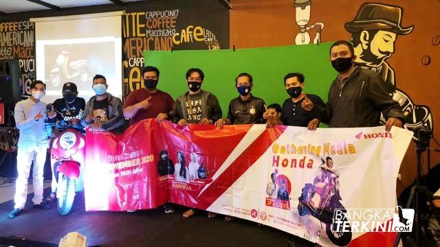 Gathering Media dan Virtual Launching Produk Honda, Sabtu (21/11/2020).
