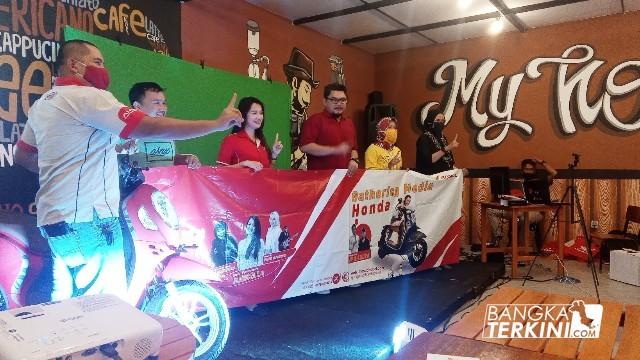 Gathering Media dan Virtual Launching Produk Honda, Sabtu (21/11/2020).