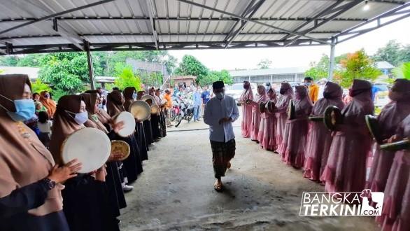 Kampanye Dialogis Paslon Algafry dan Erfian atau Beriman di Desa Dul Kabupaten Bangka Tengah.