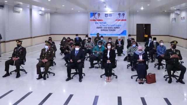 Pelantikan Bupati dan Wakil Bupati Bangka Tengah 2021-2026