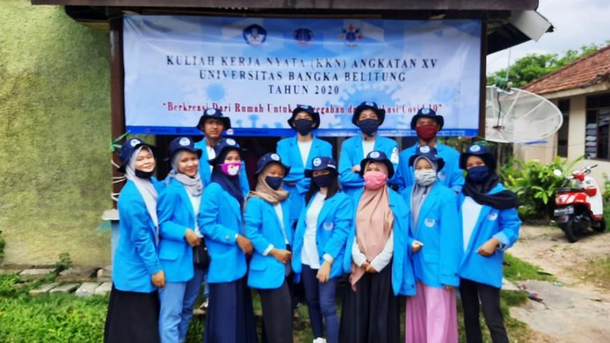 Mahasiswa KKN UBB di Bukit Sari, Pangkalpinang
